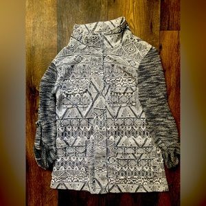 STOOSH Multiprint Zip Anorak Jacket/Top Size XS